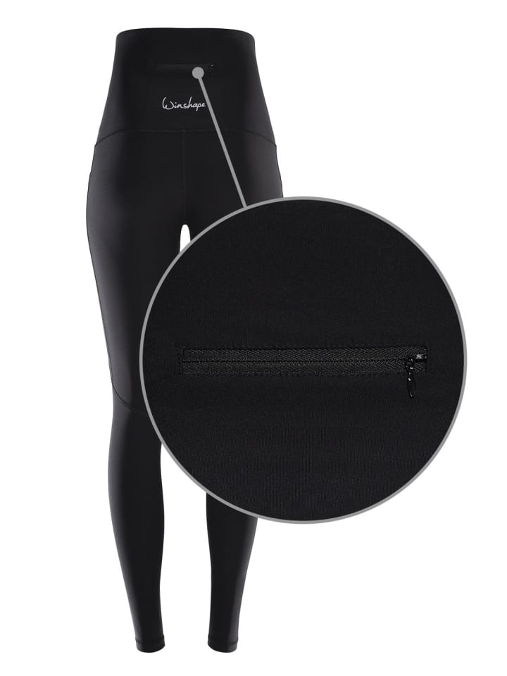 Winshape Functional Power Shape High Waist Tights mit drei Taschen HWL114 in schwarz günstig kaufen