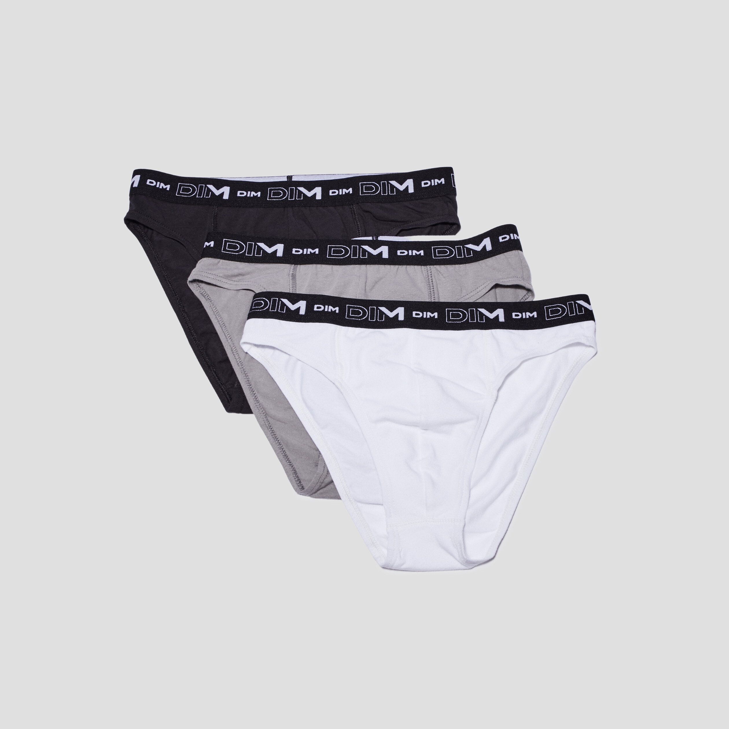Lot 3 slips DIM gris homme | La Halle