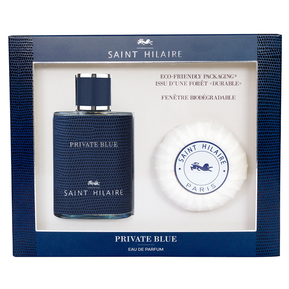 Saint Hilaire COFFRET PPRIVATE BLUE 100ML EDP + SAVON PARFUME