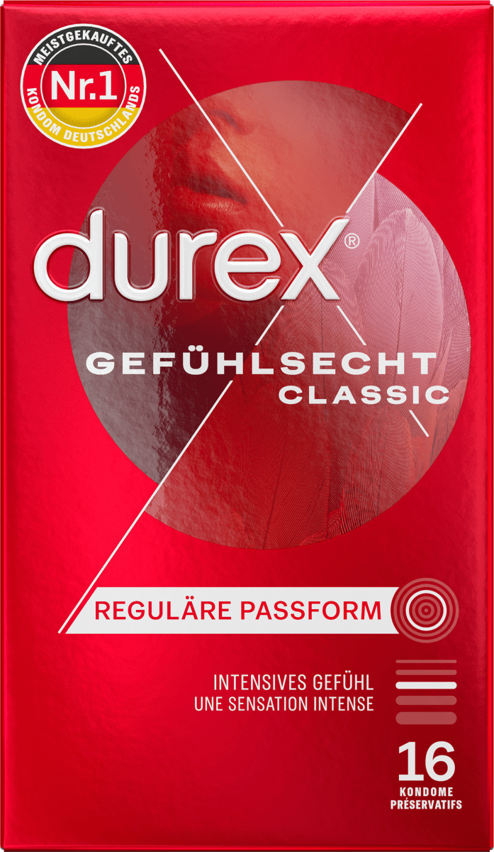 Kondome Gefühlsecht Classic, Breite 56mm, 16 St