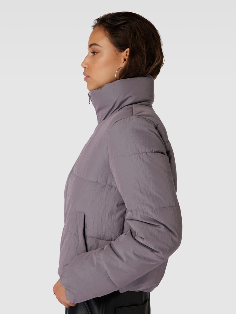 Steppjacke mit Stehkragen Modell 'ONLDOLLY' in graphit