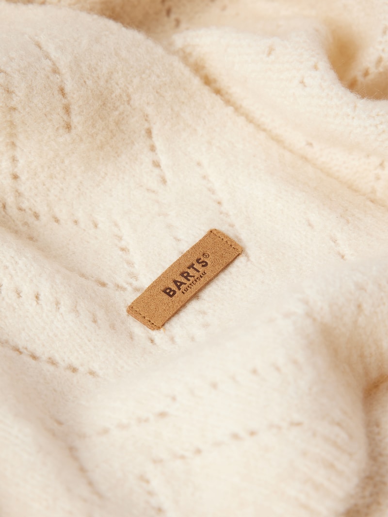Schal mit Strukturmuster Modell 'Bridgey' in offwhite