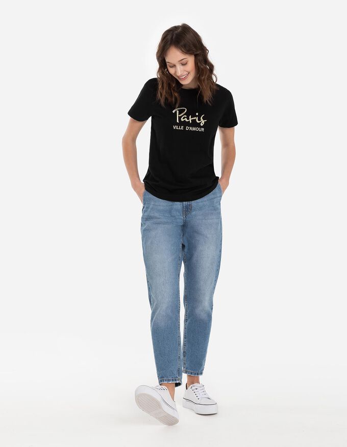 T-Shirt - Stickereien