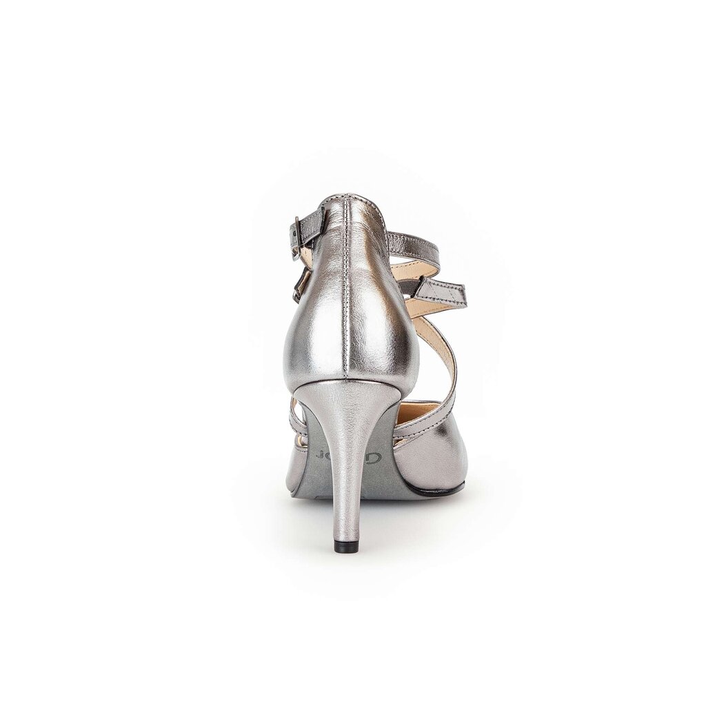 Gabor fashion Spangenpumps silber
