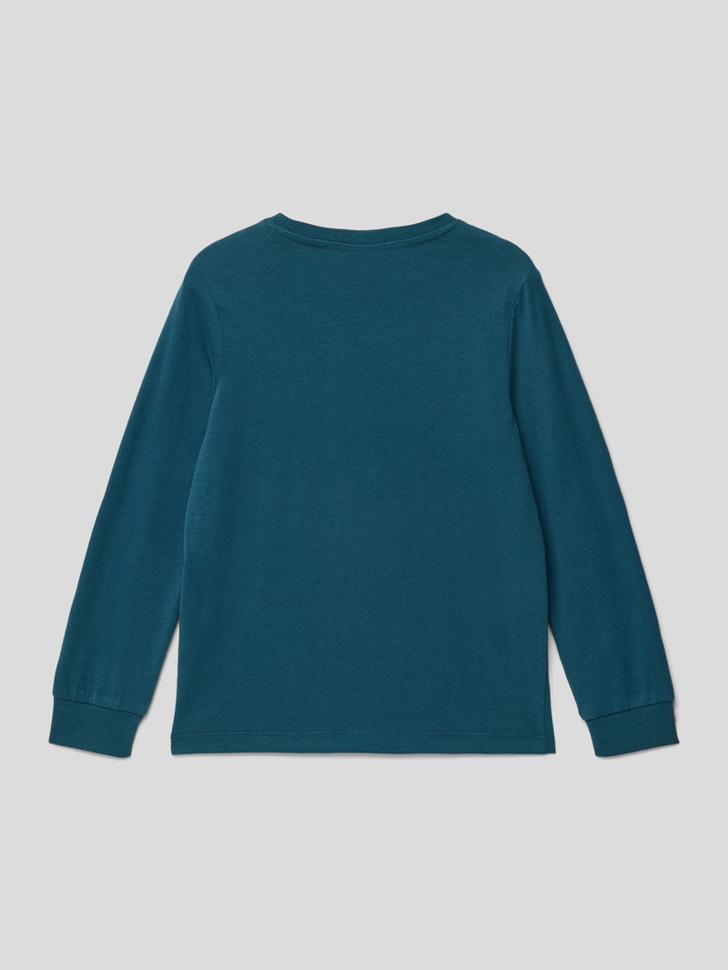 Sweatshirt mit Motiv-Print Modell 'Back to School' in dunkelgrün