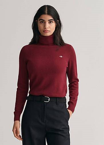 GANT Damen Rollkragenpullover mit Wolle