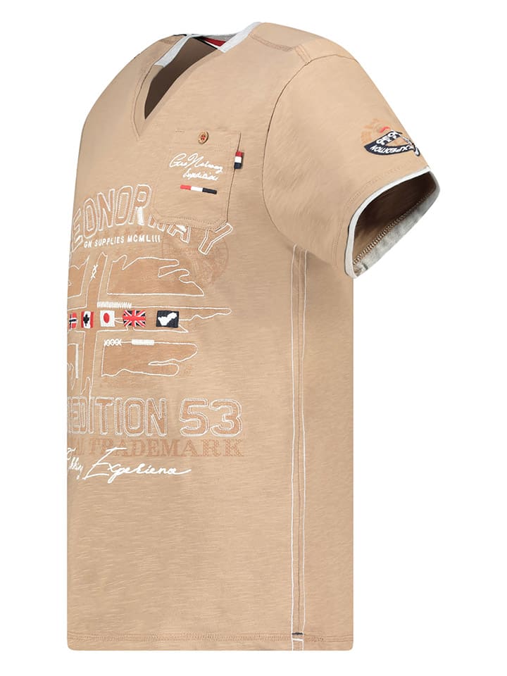 Geographical Norway Shirt in Beige günstig kaufen
