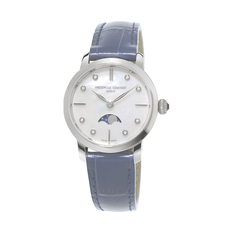Frederique Constant Damenuhr Slimline Moonphase Ladies
