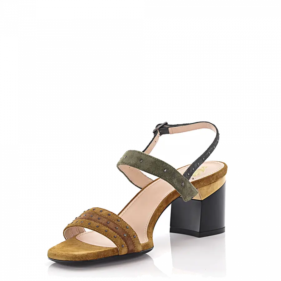 Lanvin - Riemchensandalen Veloursleder beige - beige