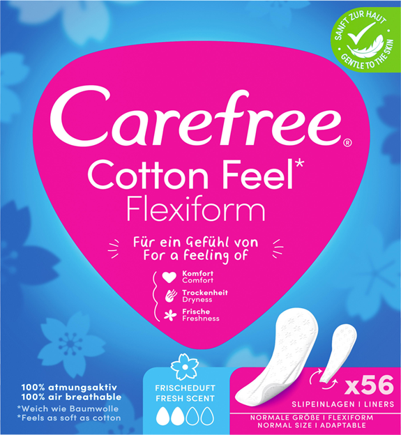 Carefree Slipeinlagen Flexiform Frischeduft