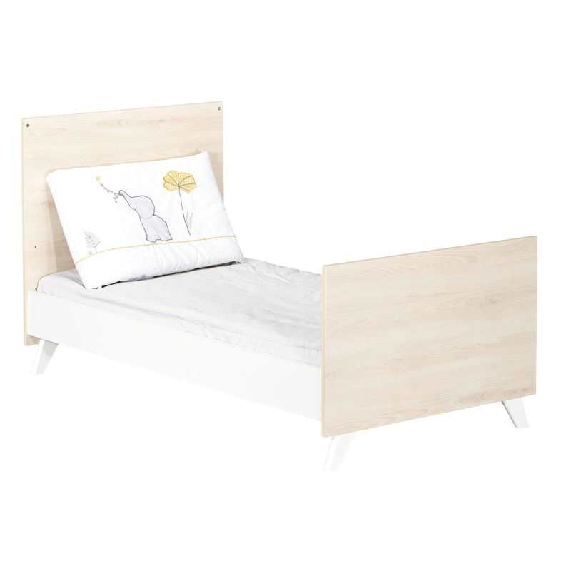 Lit bébé évolutif 140x70 Little big bed Scandi naturel