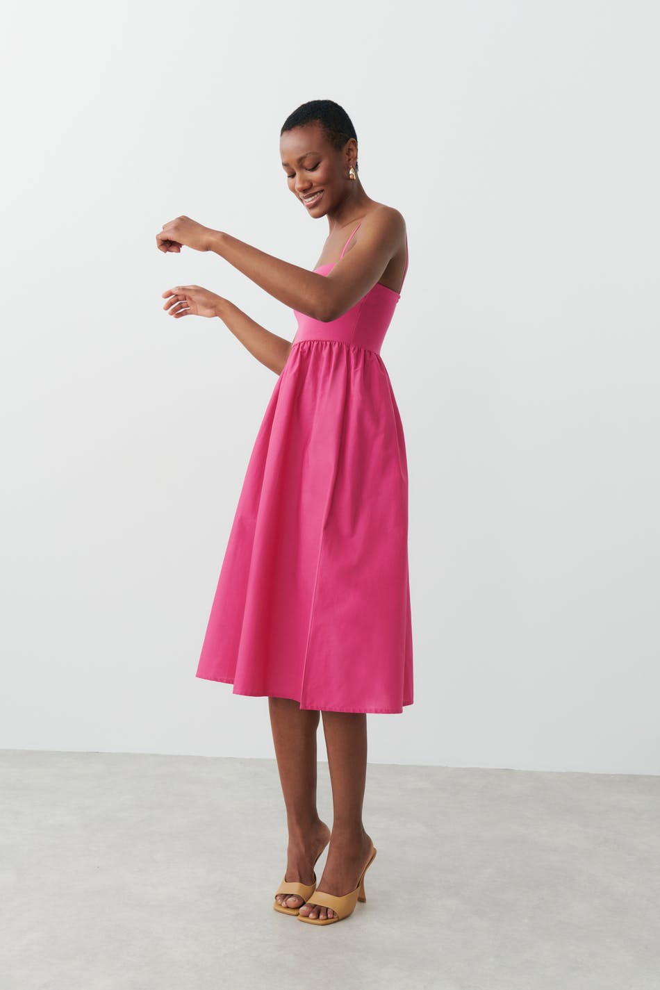 Bandeau midi dress