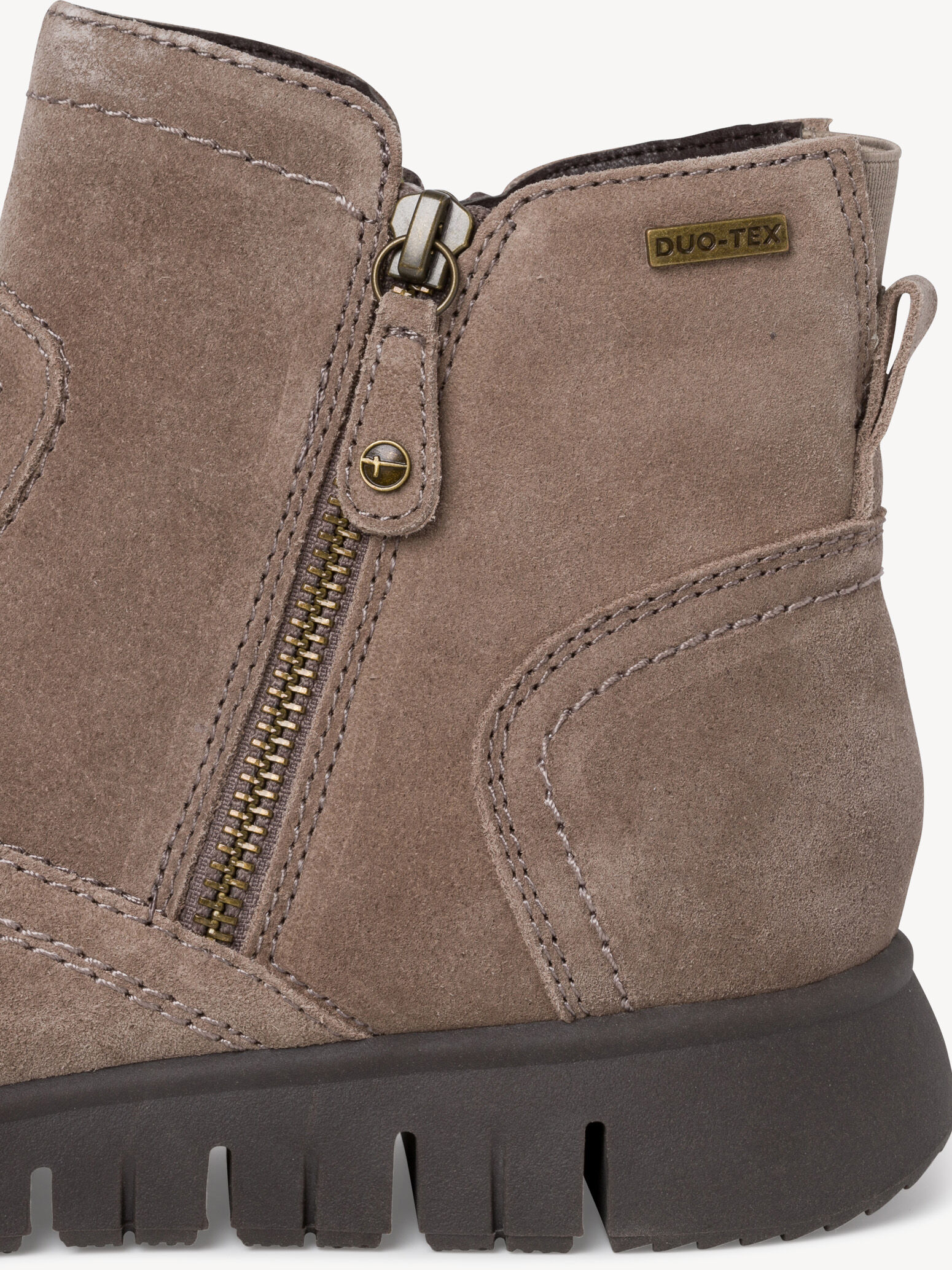 Bottine en cuir - marron