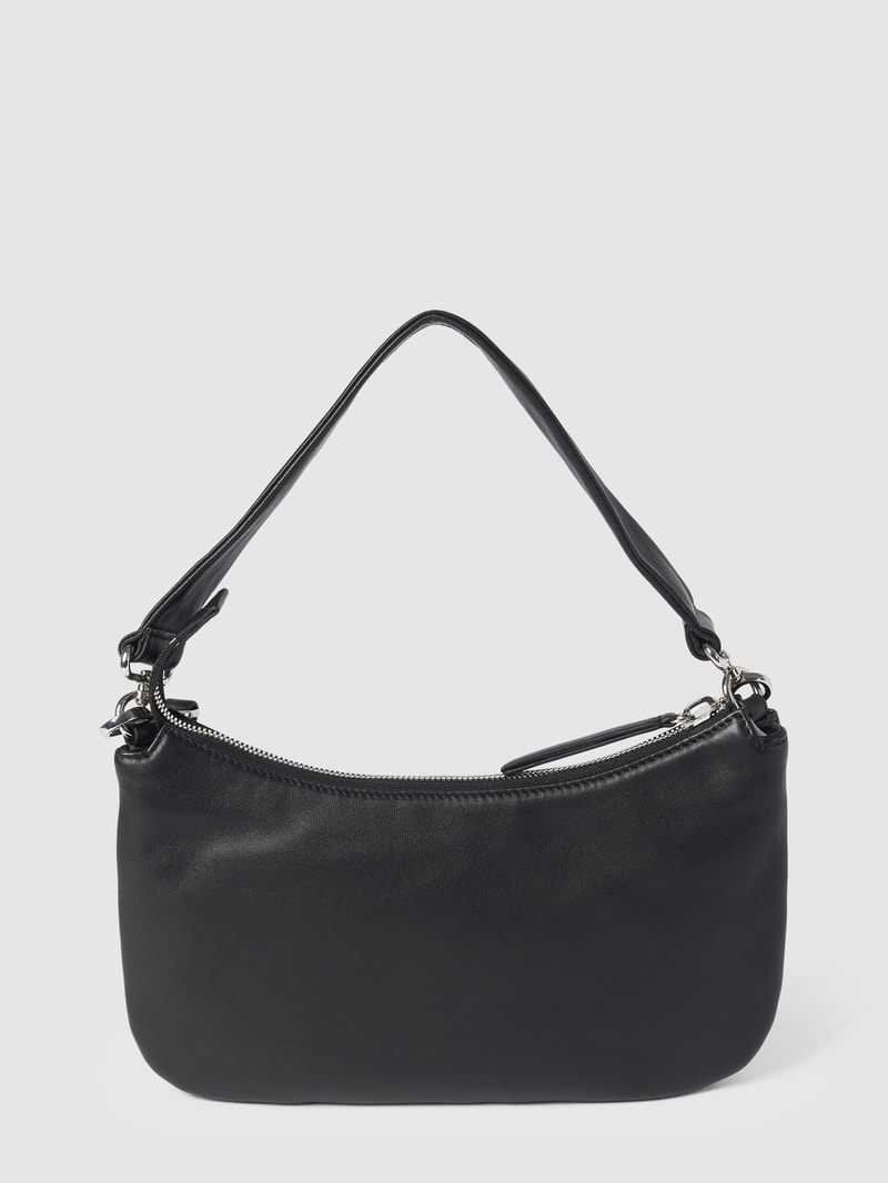 Handtasche mit kurzem Henkel Modell 'LILJA' in schwarz