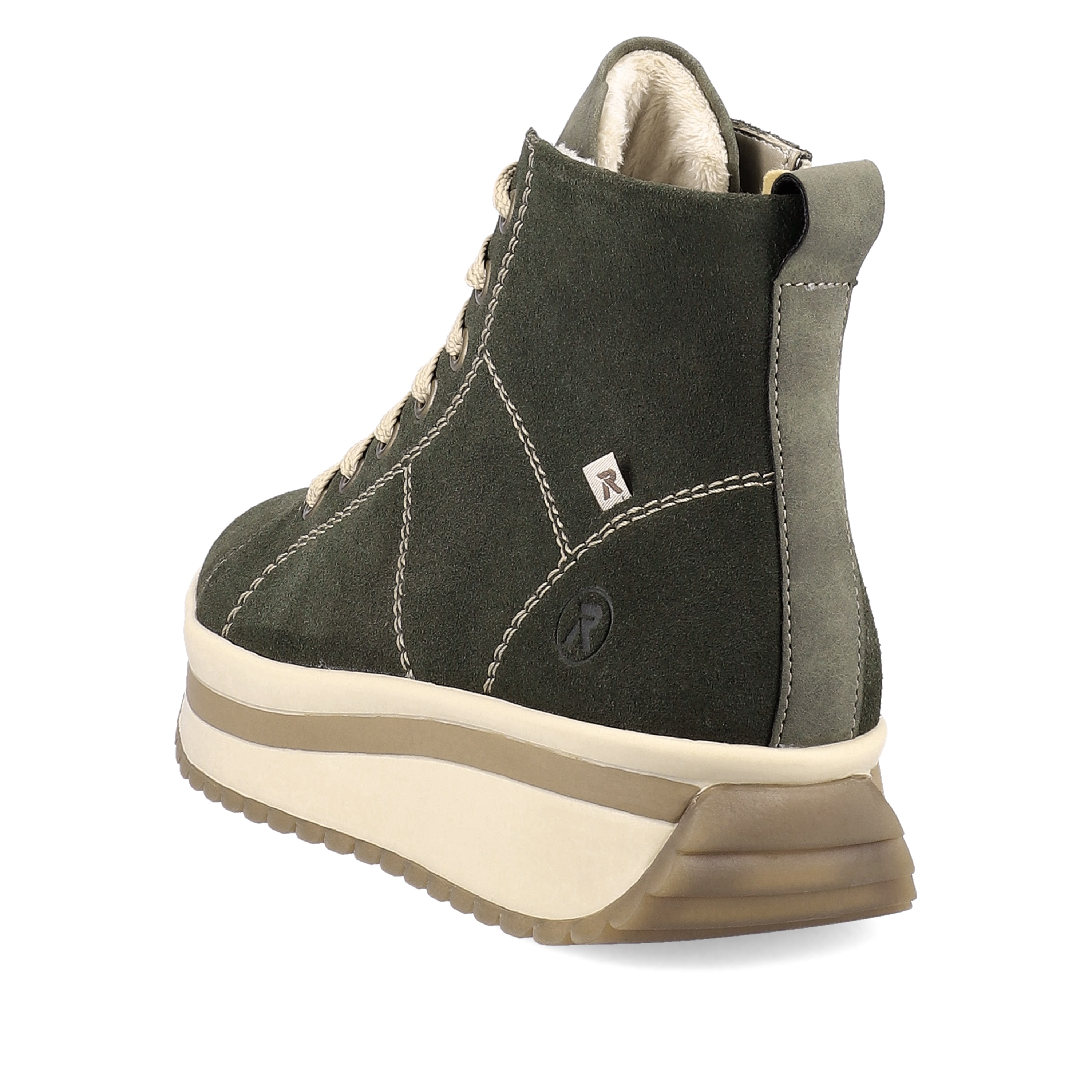 Rieker Damen Sneaker High khaki