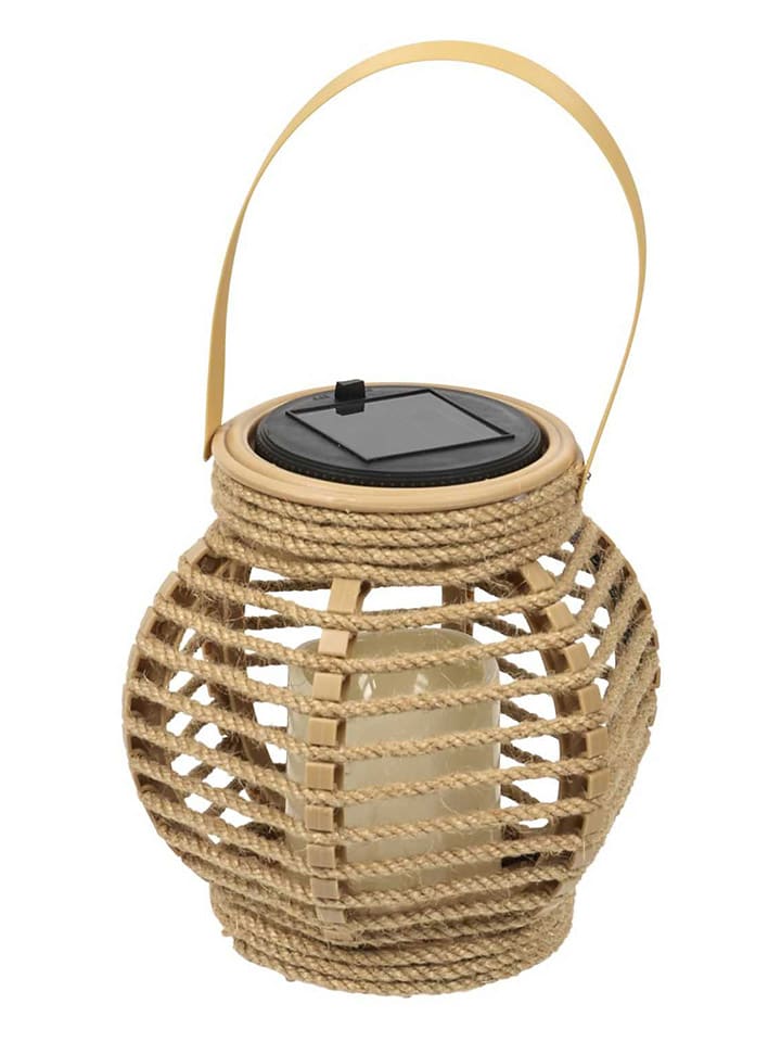 Ethnical Life LED-Solar-Dekoleuchte in Beige - (H)15 x Ø 15 cm günstig kaufen onesize