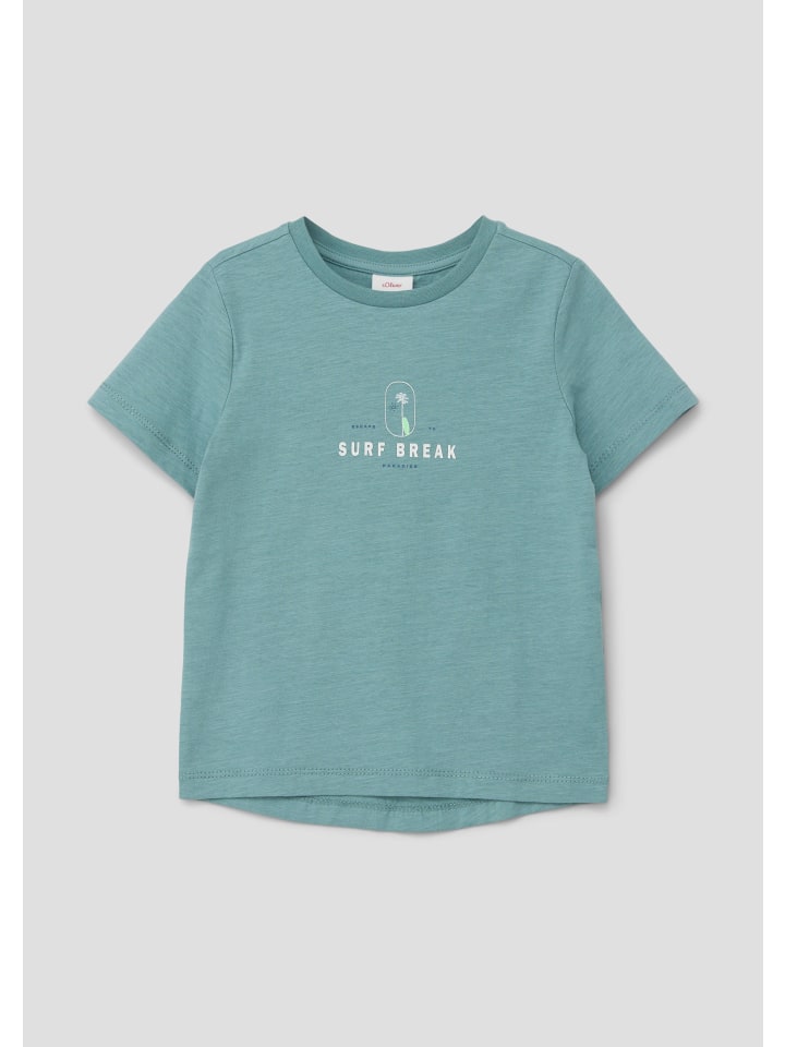 s.Oliver T-Shirt kurzarm in Petrol günstig kaufen