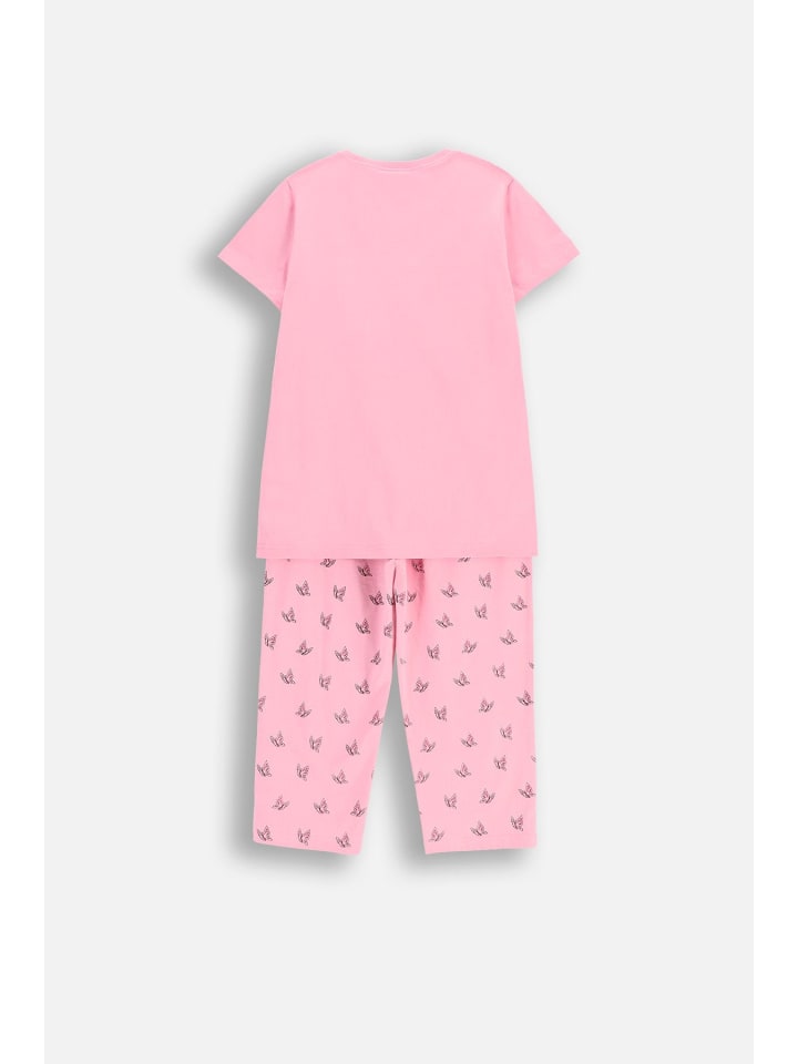 Coccodrillo Mädchen-Pyjama in rosa günstig kaufen