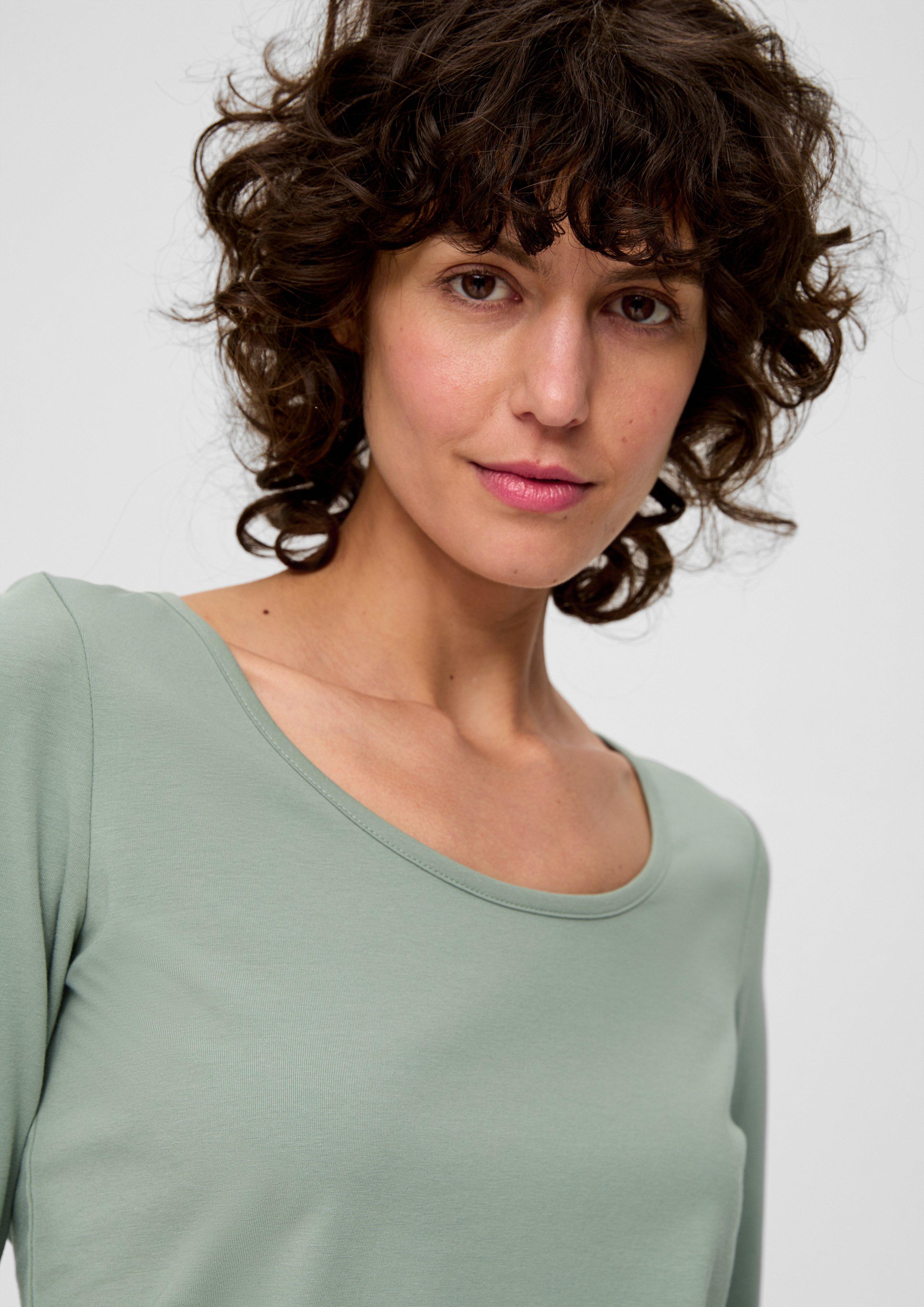 Longsleeve aus Baumwollstretch  2135961-7210