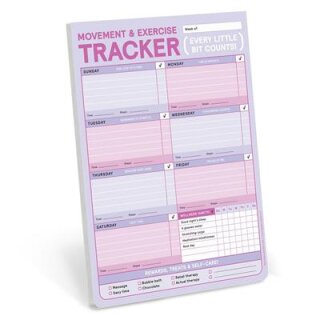 Knock Knock Big & Sticky Notepads - Movement & Exercise Tracker (EN)