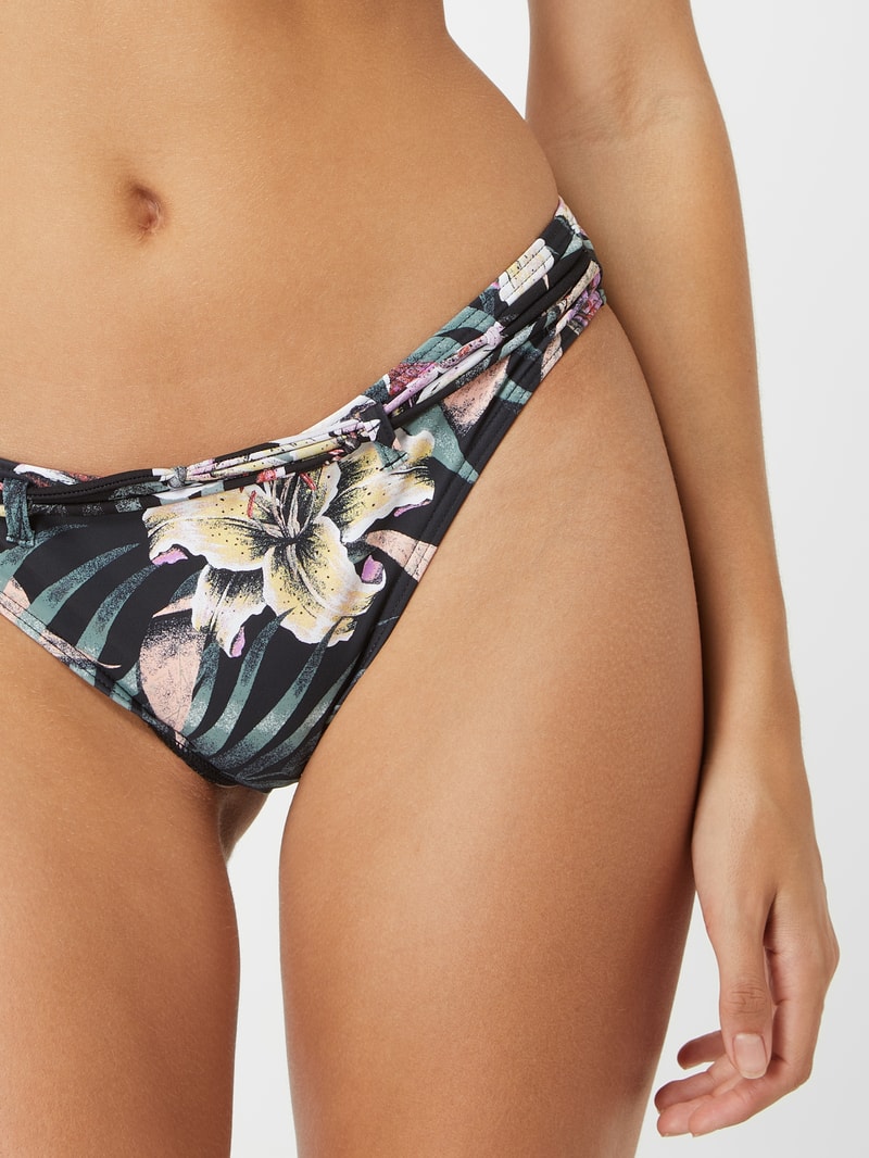Bikini-Hose mit Stretch-Anteil in schwarz