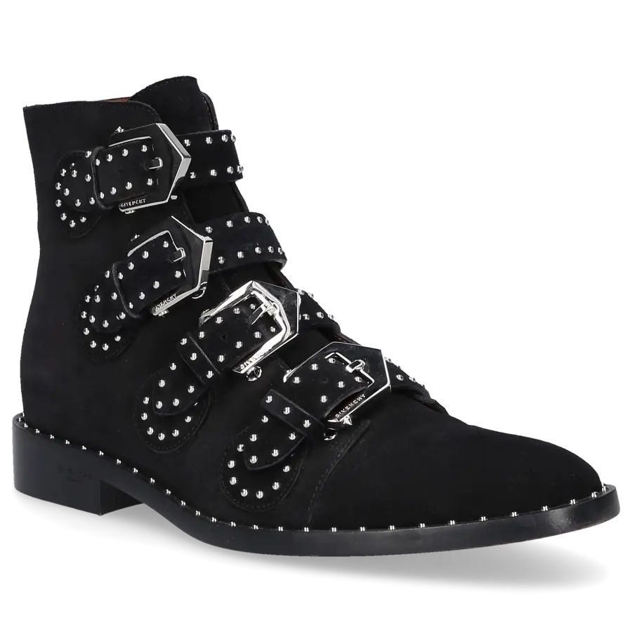 Givenchy - Stiefeletten HAVANNA Veloursleder - schwarz