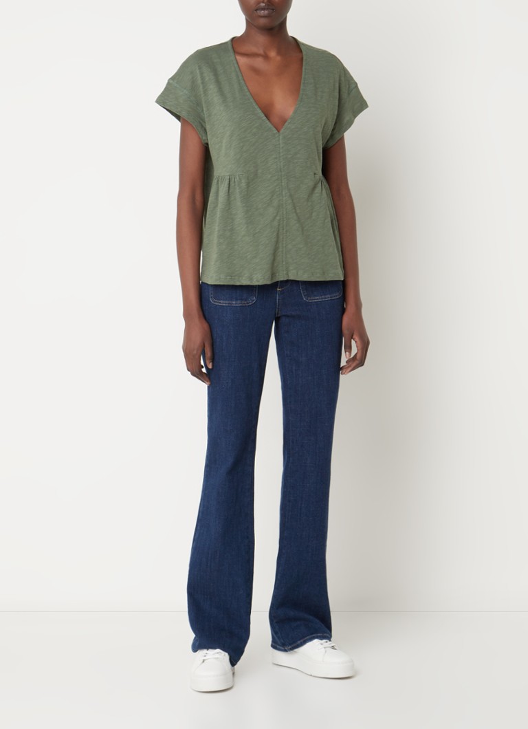 ba&sh Vika top with V-neck