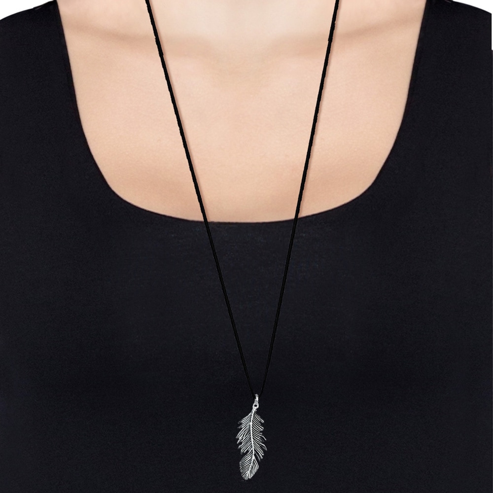 Elli Elli Collier Feder Boho Hippie Festival 925 Silber collier