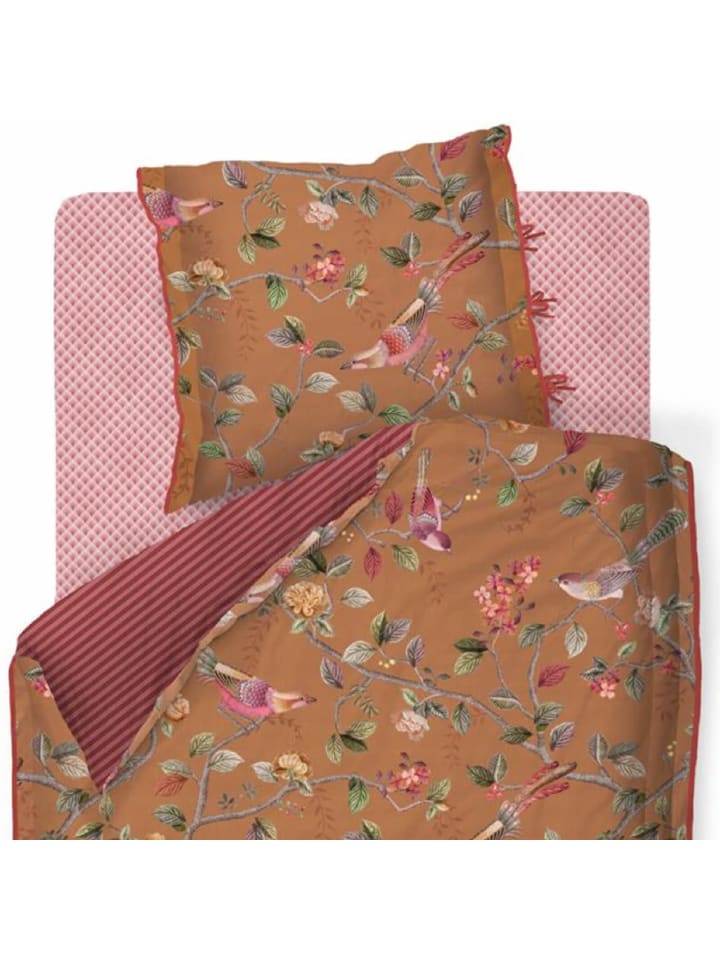 PiP Studio Bettwäsche Good Nightingale in Braun günstig kaufen