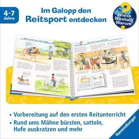 Ravensburger Wieso? Weshalb? Warum?, Band 73: Komm mit zum Reiten