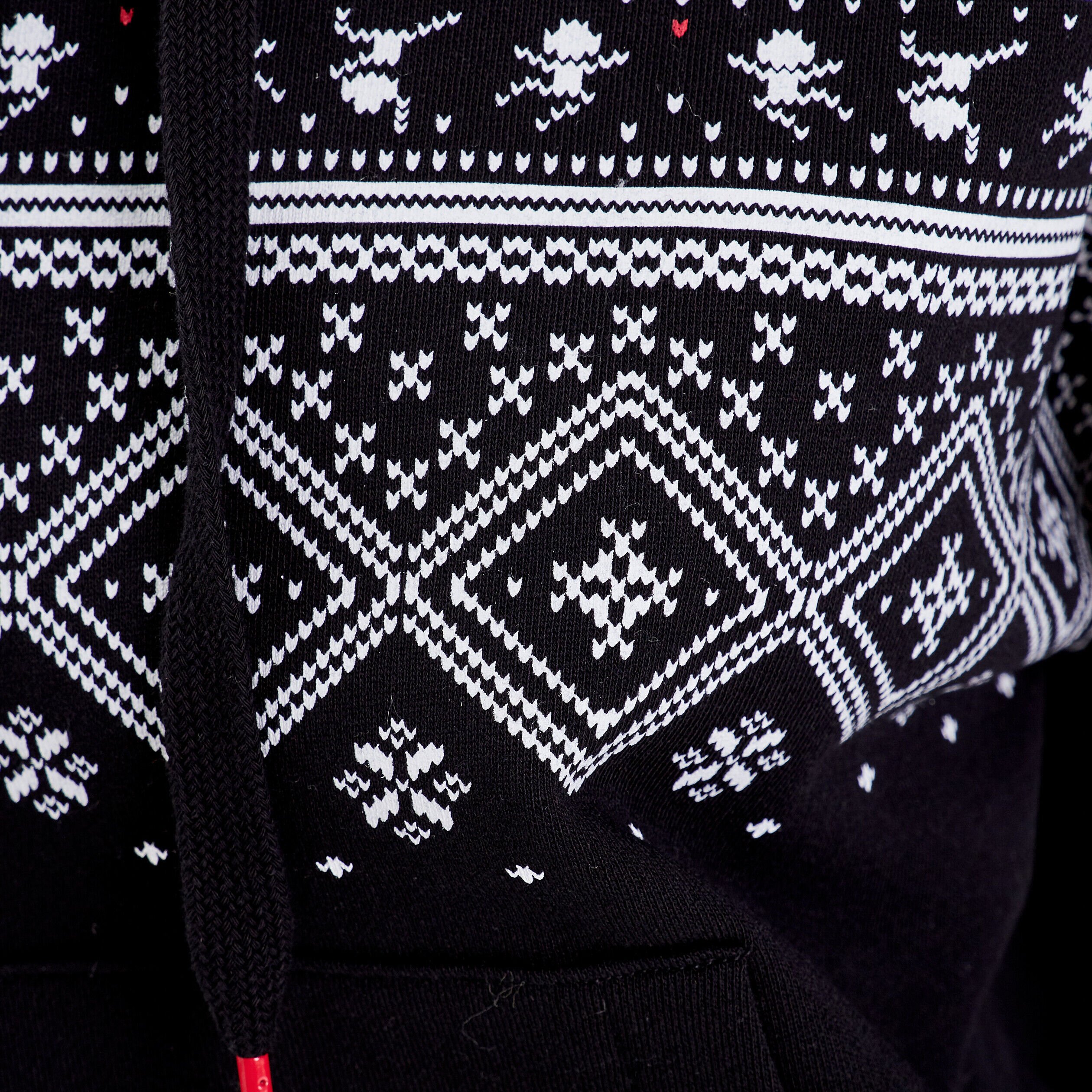 Sweat à capuche noir femme | Cache Cache