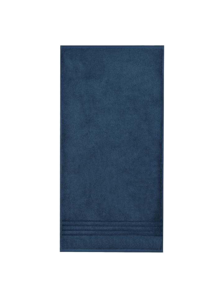 Schiesser Duschtuch Milano im 2er Set in Dunkelblau günstig kaufen onesize