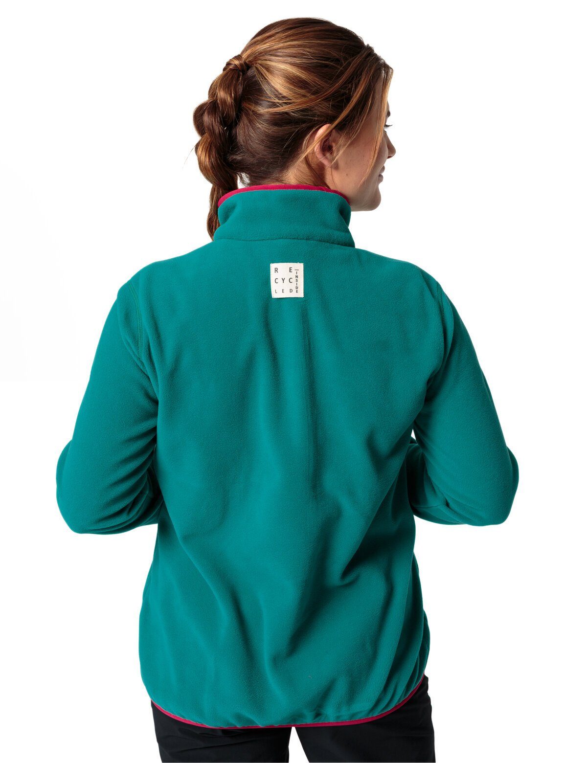 VAUDE Rundhalspullover Women's Rosemoor Fleece Halfzip (1-tlg) Green Shape