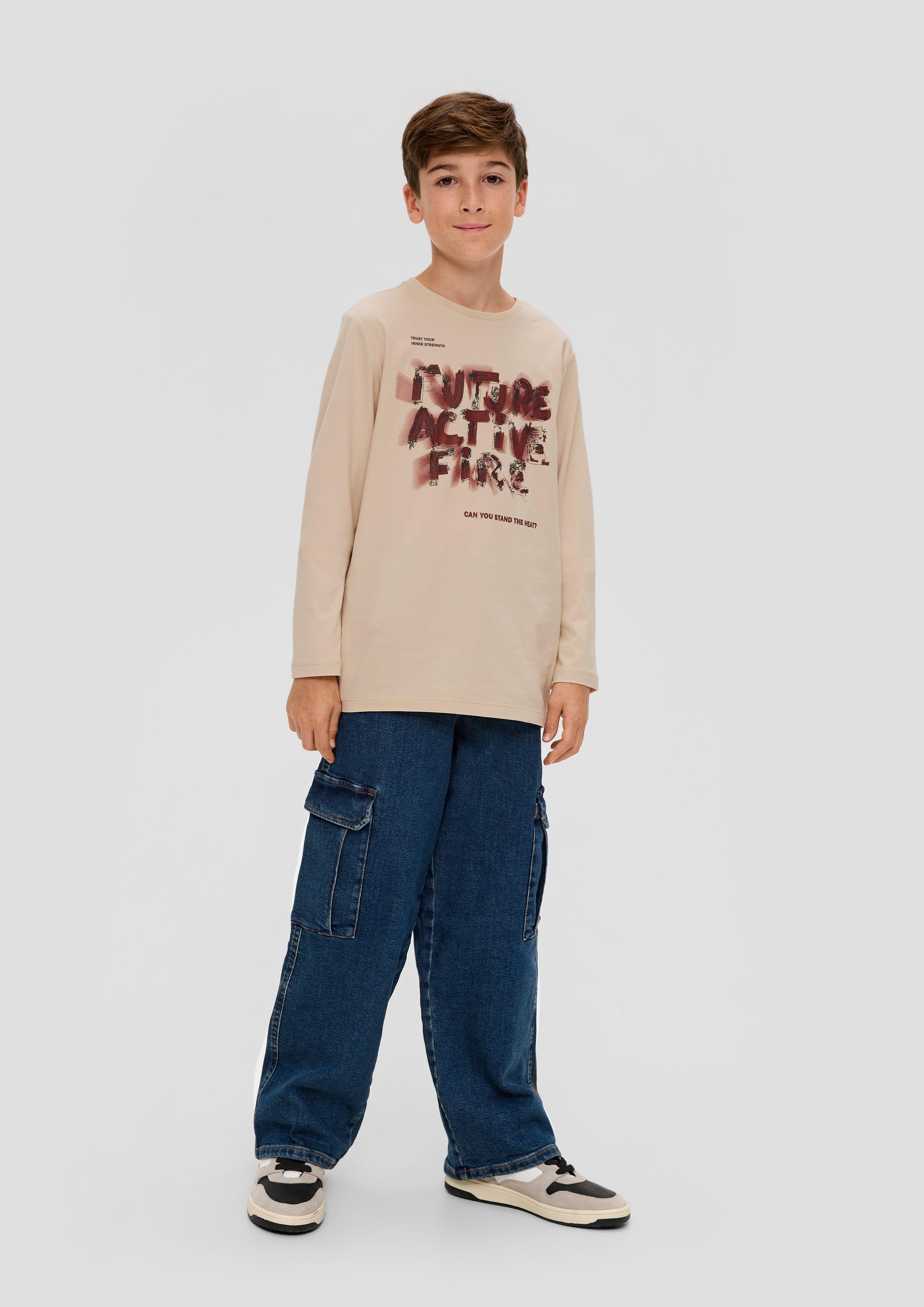 Longsleeve mit Statement-Print  2137542-8120