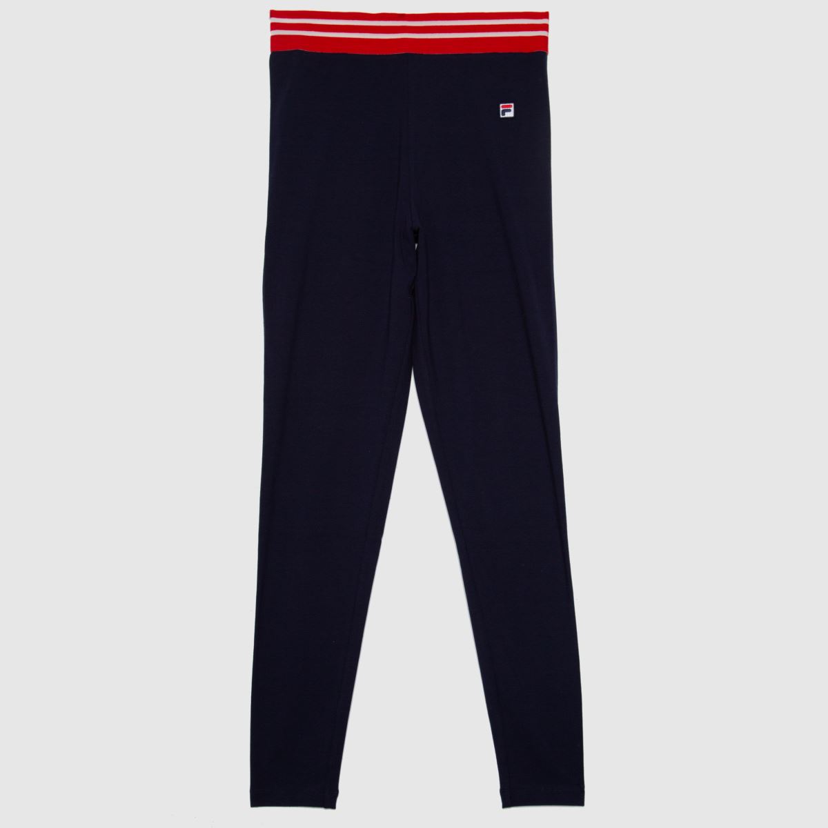 Fila betina magas derekú leggings sötétkék és piros színben