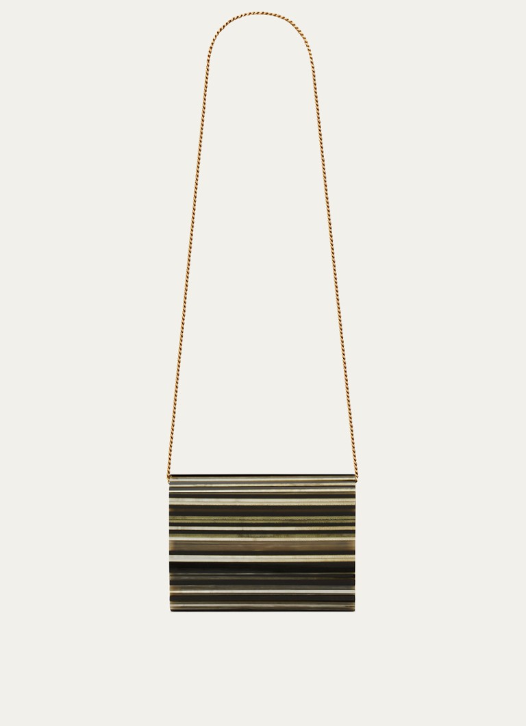 Miniaudiere Vicky de Saint Laurent din plexiglas