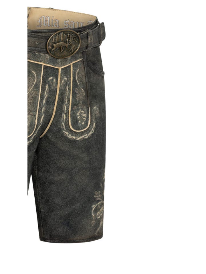 Nübler Lederhose kurz Tristan in Torf günstig kaufen