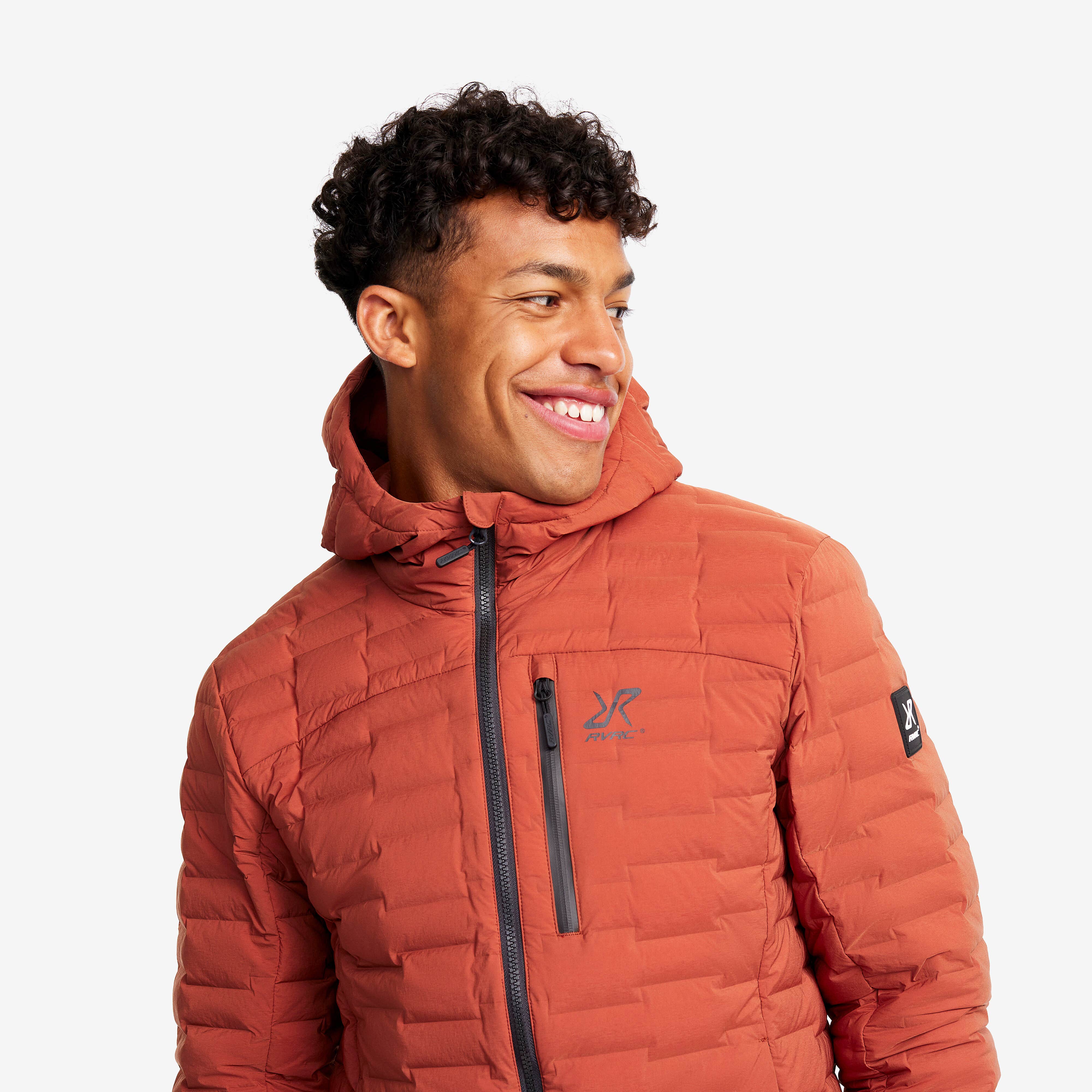 Flex Stretch Down Jacket Homme Rusty Orange
