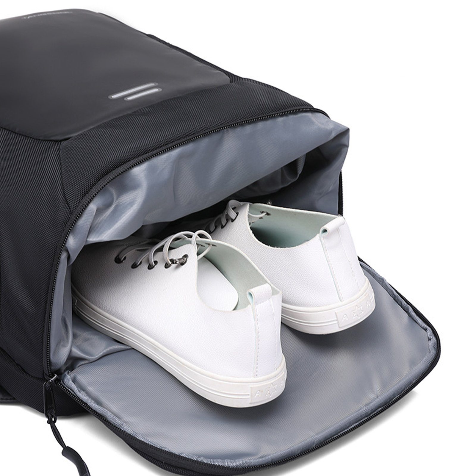 REDOM Reiserucksack Laptoprucksack Laptop Rucksack Rucksäcke Freizeitrucksack Laptoptasche (Leder Reisen Notebook Laptop Tasche Schule Uni Rucksack Handgepäck, Schulrucksack, Sportrucksack, mit Schuhfach, Backpack mit Laptopfach), für Herren Damen Ju
