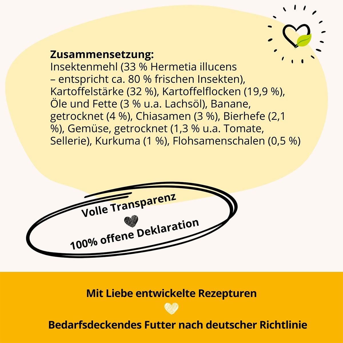 BugKeks Adult gelb Banane & Chiasamen günstig kaufen bei ZooRoyal