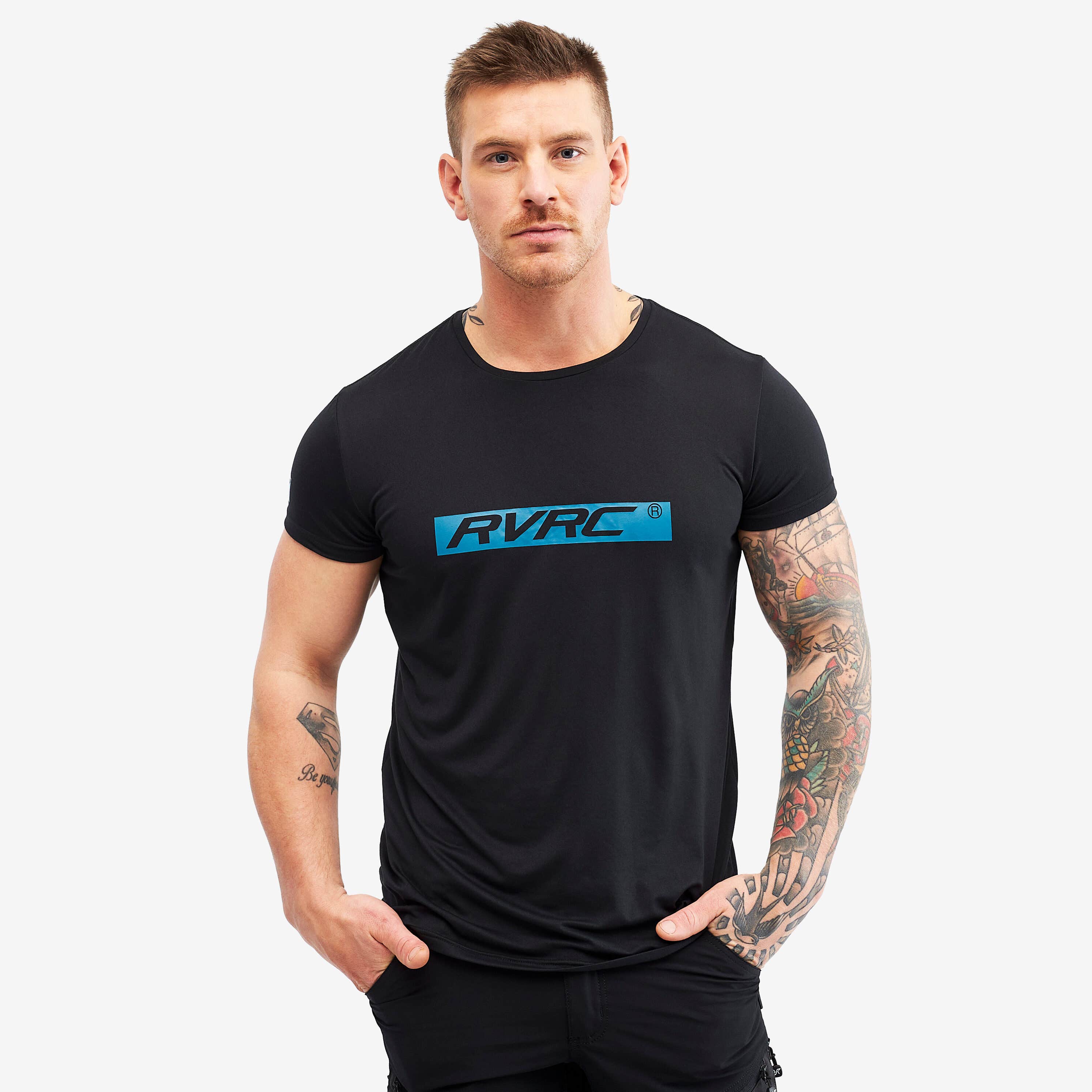 Backpacker Tee Homme Black/Blue