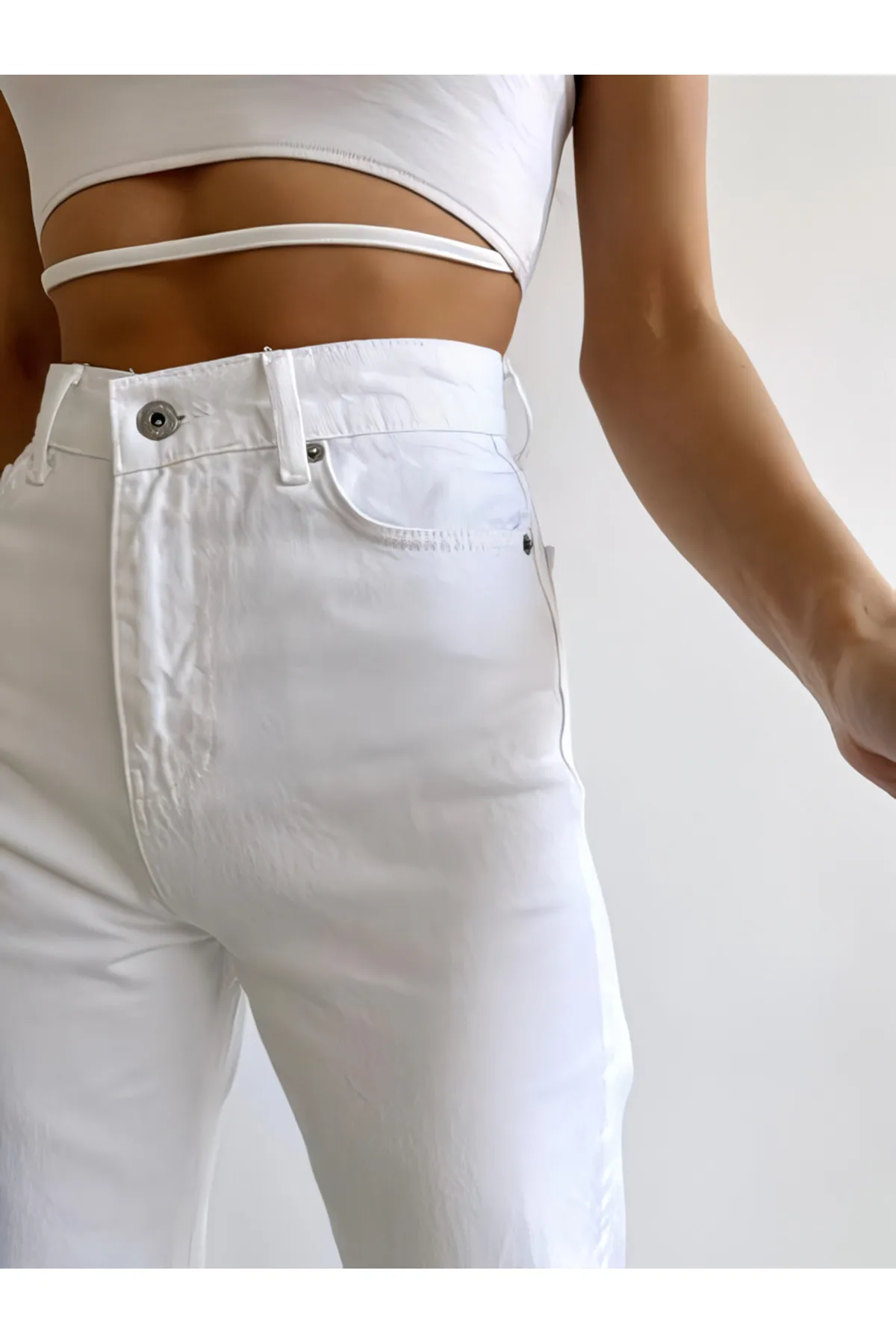 TRENDNATUREL  Jeans - Weiß - Loose