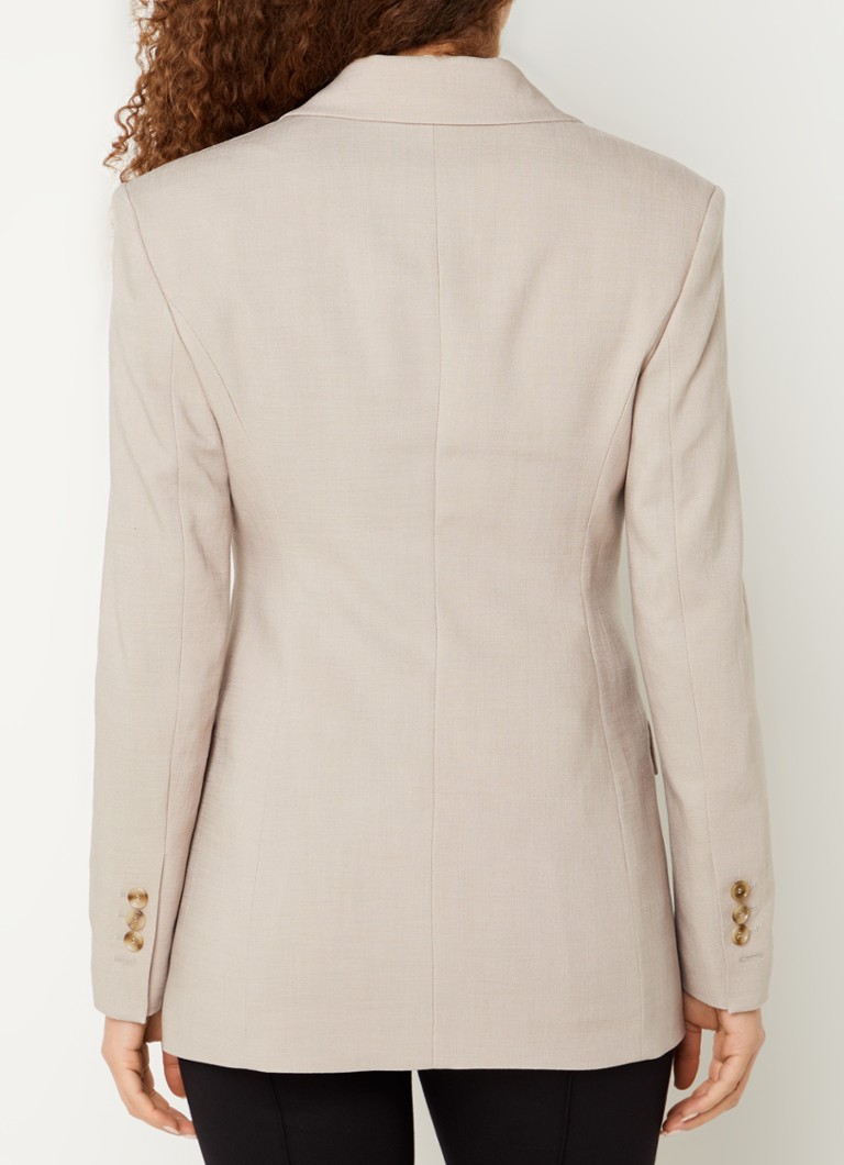 HUGO BOSS  Jerela blazer met gemêleerd dessin en klepzakken