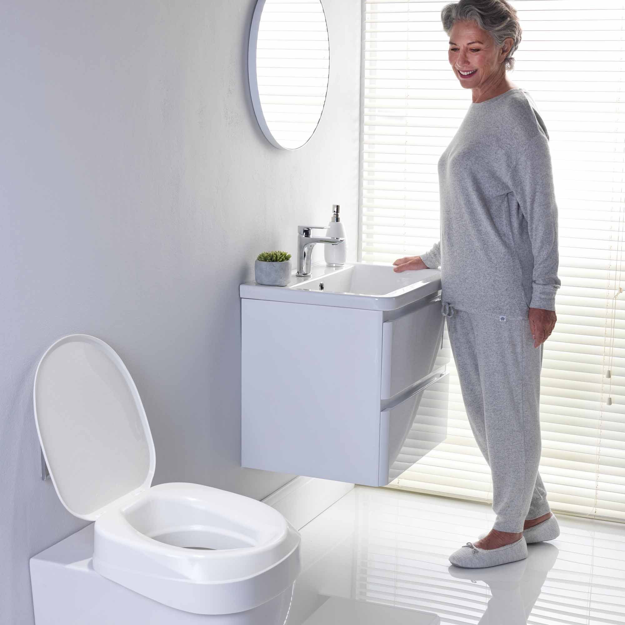 Invacare Toilettensitzerhöhung Toilettensitzerhöhung Aquatec 90 Ergo