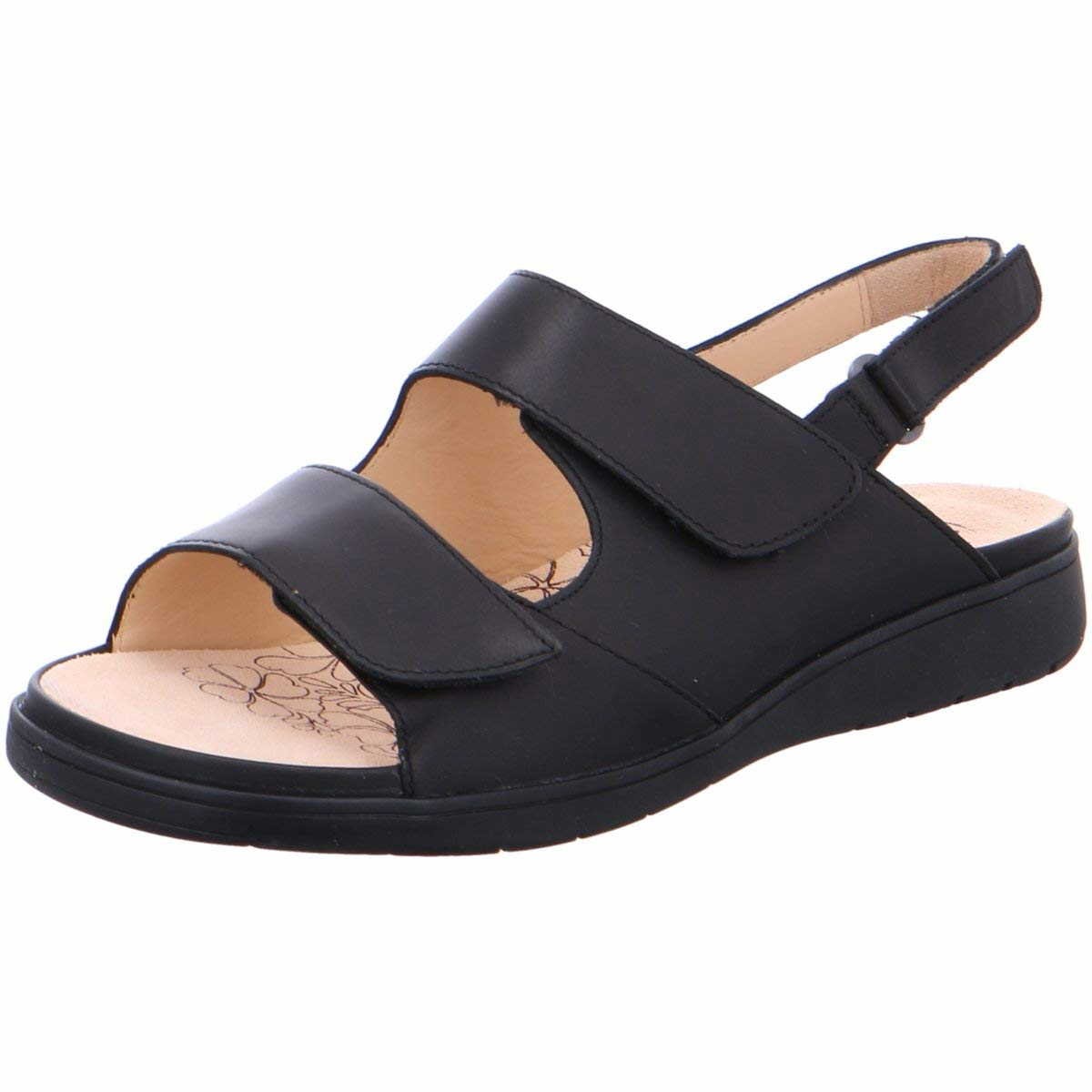 GANTER Komfort Sandalen schwarz