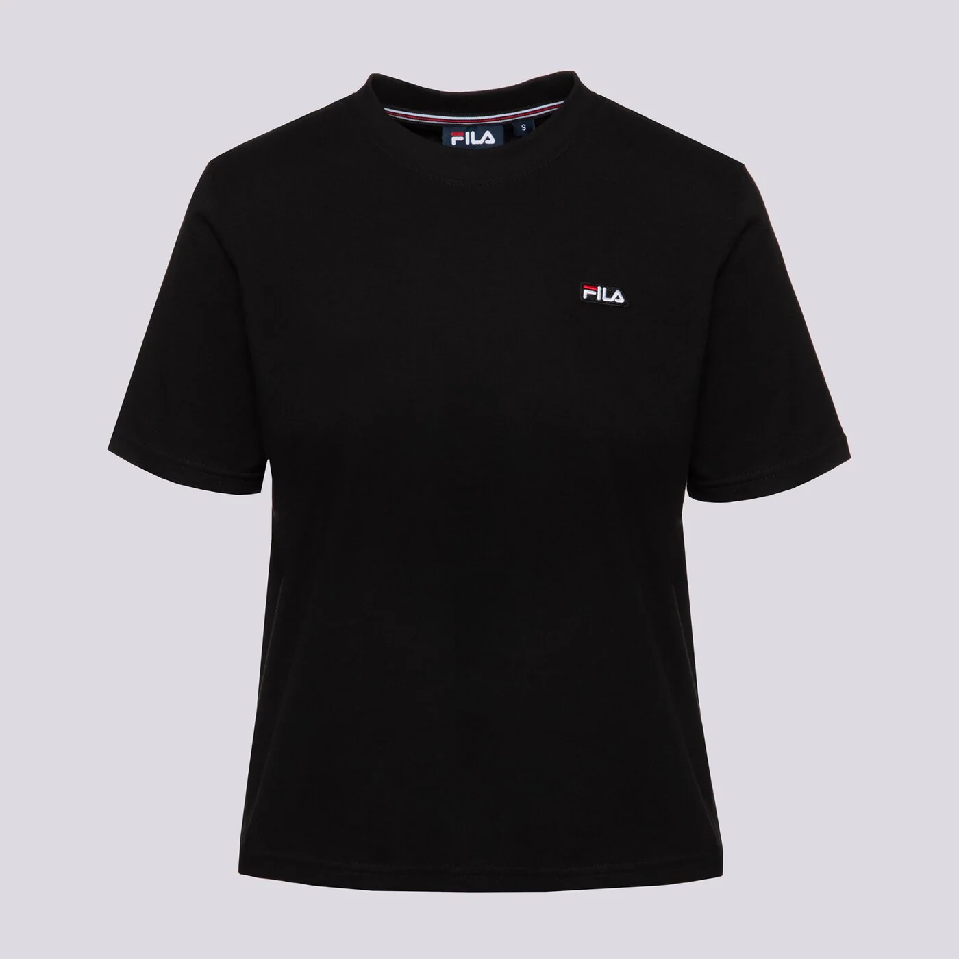 FILA T-SHIRT BADGE LOGO TEE Schwarz