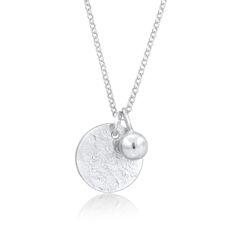 Elli Elli Collier Pendentif pour dame en 925/1000 argent massif Bijoux
