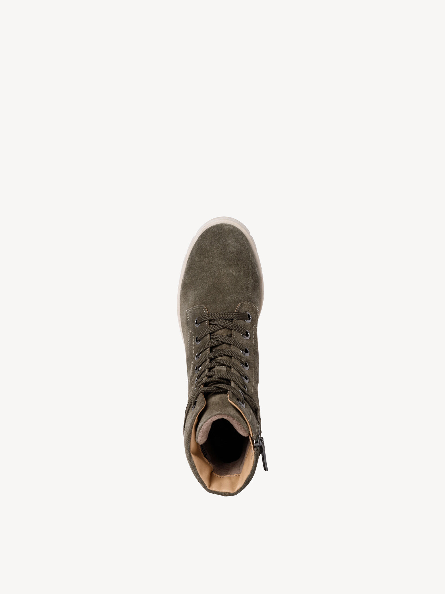 Bottine en cuir - vert