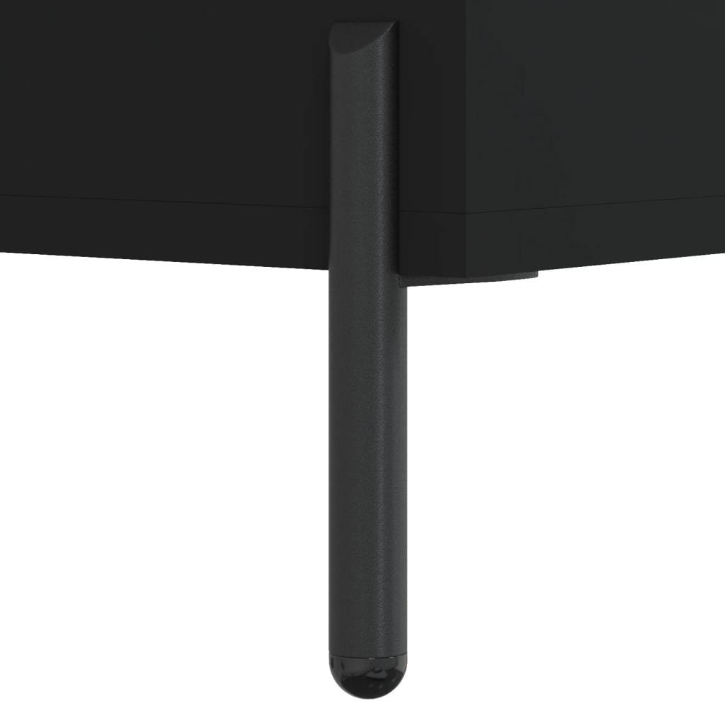 vidaXL Sideboard Sideboard Schwarz 69,5x34x90 cm Holzwerkstoff (1 St)