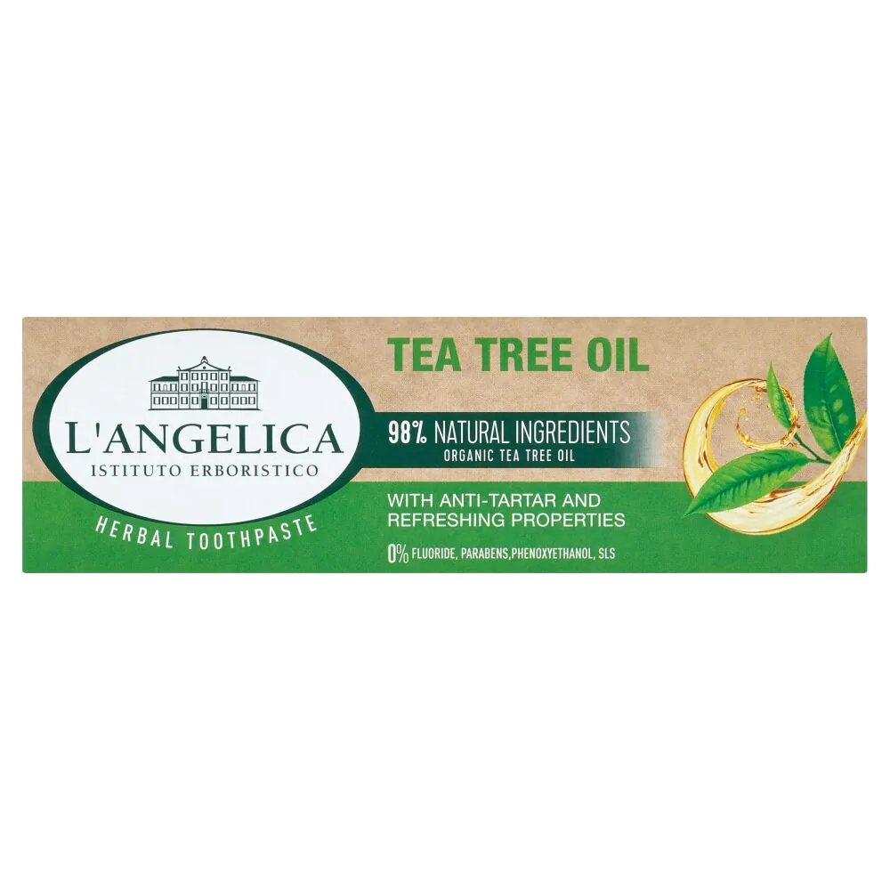 L. Angelica arbatmedžio aliejaus dantų pasta